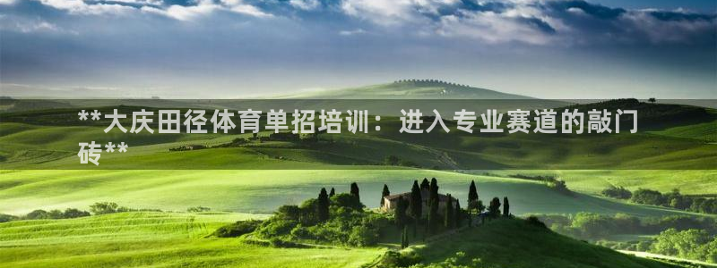 焦点娱乐是哪个公司的软件：**大庆田径体育单招培训：