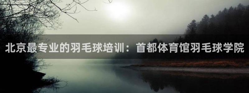 焦点娱乐官方网站下载手机版：北京最专业的羽毛球培训：首都体育